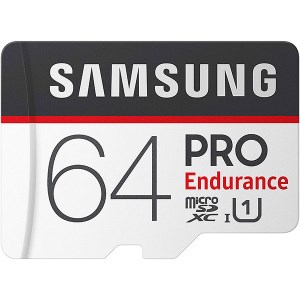کارت حافظه microSDXC سامسونگ مدل PRO Endurance کلاس 10 استاندارد UHS-I U1 سرعت 100MBps ظرفیت 64 گیگابایت به همراه آداپتور SD