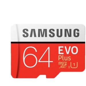 کارت حافظه microSDXC سامسونگ مدل Evo Plus کلاس 10 استاندارد UHS-I U1 سرعت 90MBps همراه با آداپتور SD ظرفیت64گیگابایت