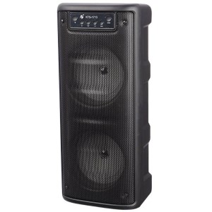 اسپیکر چمدانی بلوتوثی رم و فلش خور KTS-1713+ میکروفون مشکی