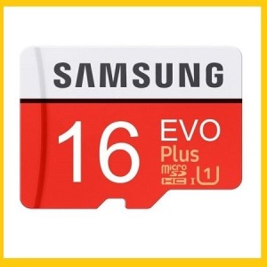 کارت حافظه microSDXC سامسونگ مدل Evo Plus کلاس 10 استاندارد UHS-I U1 سرعت 90 همراه با آداپتور SD ظرفیت16 گیگابایت