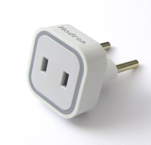 مبدل برق 2 به 2 هادرون مدل A08 سفید گارانتی شرکتی