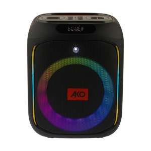 اسپیکر بلوتوثی قابل حمل آکو مدل AS-16، مدت زمان پخش 2 ساعت، منبع انرژی آداپتور برق و باتری اسپیکر بلوتوثی قابل حمل آکو مدل AS-16، مدت زمان پخش 2 ساعت، منبع انرژی آداپتور برق و باتری