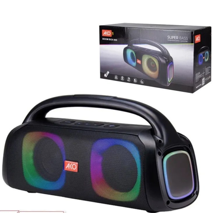 اسپیکر بلوتوثی قابل حمل آکو مدل AKO Boom Box 600 اورجینال