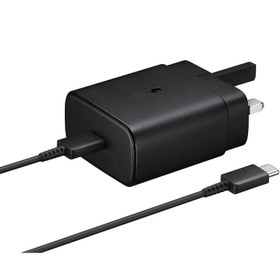 شارژر دیواری ( اداپتور ) اصلی سامسونگ 45W سه پین به همراه کابل TYPE-C به TYPE-C با گارانتی شارژر دیواری ( اداپتور ) اصلی سامسونگ 45W سه پین به همراه کابل TYPE-C به TYPE-C با گارانتی