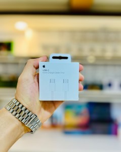 کابل شارژ اورجینال آیفون پکدار 60W TYPE-C TO TYPE-C