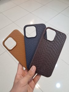 گارد چرم پوست ماریAPPLE COVER 14pro max